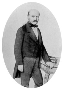 Ignaz Philip Semmelweis 1818-1865, ostetrico ungherese, XIX secolo da Unbekannt