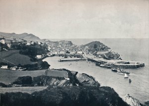 Ilfracombe - Vista tipica, mostrando la costa frastagliata, 1895 da Unbekannt