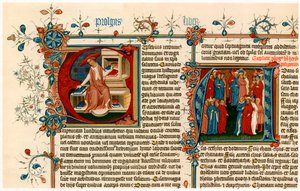 Lettere iniziali illuminate da Unbekannt