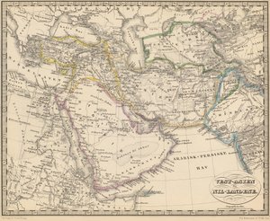 Illustrazione tratta dal libro Atlas over alle Jordens Dele di autore sconosciuto e pubblicato da Chr. Steen & Søn (Copenaghen, 1857)
