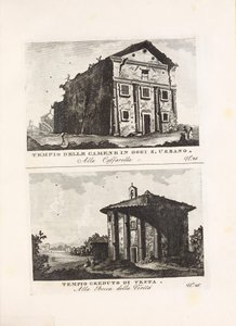 Illustrazione tratta dal libro Vedute antiche e moderne le più interessanti della città di Roma di autore sconosciuto e pubblicato da Presso Venanzio Monaldini, Stefano Piale in Piazza di Spagna (it, [ca. 1820])