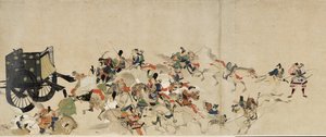 Racconto illustrato della guerra civile di Heiji La visita imperiale a Rokuhara 3 rotoli, XIII secolo da Unbekannt