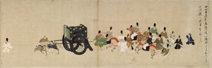 Racconto illustrato della guerra civile di Heiji La visita imperiale a Rokuhara 5 rotoli, 13° secolo da Unbekannt