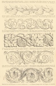 Tariffa Illustrata delle Cornici per Quadri in Papier-Mâché Migliorate da Unbekannt