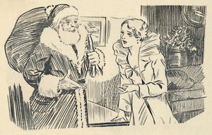 Illustrazione da The Mystification of Santa Claus, 1936 da Unbekannt