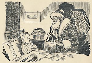 Illustrazione da La mistificazione di Babbo Natale, 1936 da Unbekannt