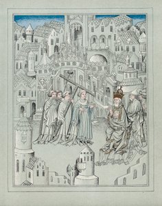 Illustrazione dai viaggi del leggendario cavaliere inglese Sir John Mandeville, c. 1372 da Unbekannt