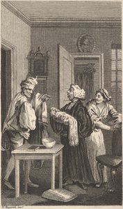 Illustrazione a Tristram Shandy, Volume 4, XIX secolo da Unbekannt
