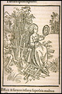 Illustrazione al libro La nave dei folli di Sebastian Brant, 1497