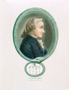 Immanuel Kant, filosofo tedesco, 1812 da Unbekannt