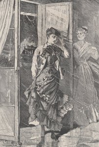 Arrivò una tempesta di vento, pioggia e spruzzi - e Portia The Galaxy, An Illustrated ..., dicembre 1869 da Unbekannt