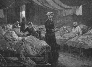 In ospedale a Scutari, c1880, 1902 da Unbekannt