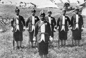 Truppe indiane al fronte, Prima Guerra Mondiale, 1914-1918, c1920 da Unbekannt