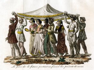 Processione di nozze indiana da Unbekannt