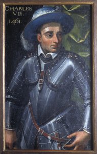Indre & Loire N* 172 - Chateau de Loches - Ritratto di Carlo VII - XVII secolo da Unbekannt