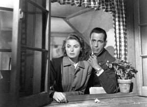 Ingrid Bergman e Humphrey Bogart in Casablanca da Unbekannt