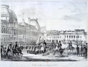 Installazione del governo alle Tuileries, XIX secolo da Unbekannt