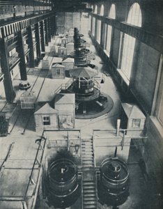 Strumenti di potere per le acque impetuose del fiume Niagara, c1935 da Unbekannt