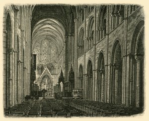 Interno della cattedrale di Chichester, vista verso est da Unbekannt