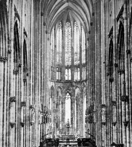 Interno della Cattedrale di Colonia, inizio XX secolo