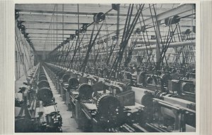 Interno di una filanda, 1910