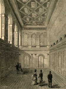 Interno della Haberdashers Hall, 1876 da Unbekannt