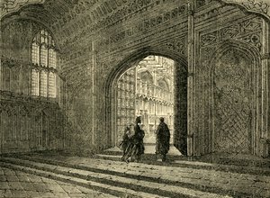 Interno della Cappella di Enrico VII, 1881 da Unbekannt