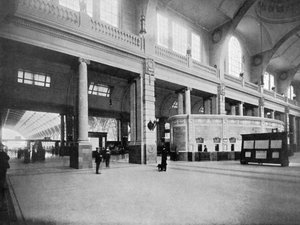 Interno della stazione ferroviaria di Retiro, Buenos Aires, Argentina da Unbekannt