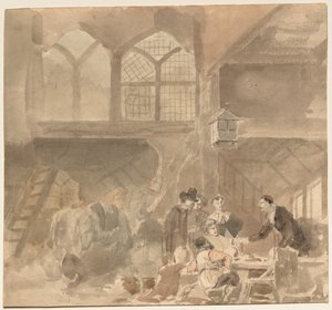 Interno di una locanda, 1800