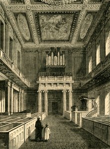 Interno della Cappella Reale Banqueting House, Whitehall da Unbekannt