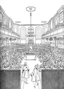 Interno della Camera dei Comuni nel 1742, 1905