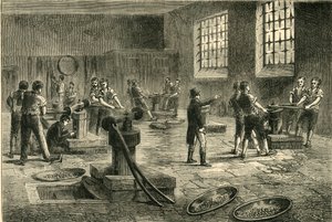 Interno della Zecca, c1872 da Unbekannt