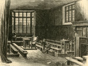 Interno della vecchia aula, 1898