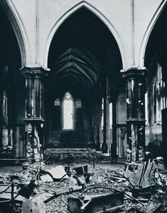 Interno della Chiesa del Tempio dopo l