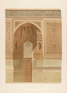 Vista interna del Gur-e Amir a Samarcanda. Da Les mosquées de Samarcande da Unbekannt