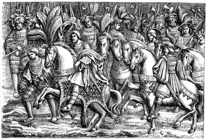 Intervista tra Francesco I e Enrico VIII, sul Campo del Drappo d