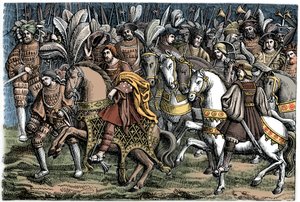 Incontro tra Francesco I e Enrico VIII, sul Campo del Drappo d