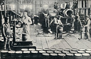 Preparazione dello iodio per la spedizione nelle Salitreras di Tarapaca, 1911 da Unbekannt
