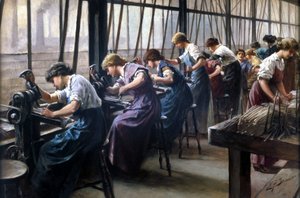 Fonderie di ferro e acciaio Donne lavoratrici che tagliano lime da Unbekannt