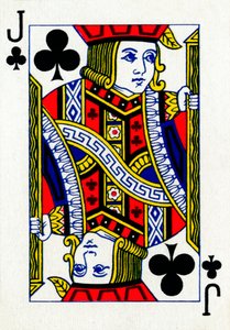 Fante di fiori da un mazzo di carte da gioco Goodall & Son Ltd., c1940 da Unbekannt