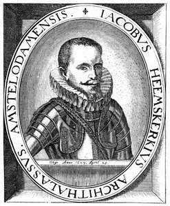 Jacob van Heemskerk, ufficiale navale e esploratore olandese, c1595