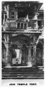 Forte del tempio Jain, Ahmedabad, India, c1925