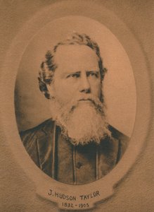 James Hudson Taylor 1832-1905, missionario cristiano protestante britannico in Cina, c1910s da Unbekannt