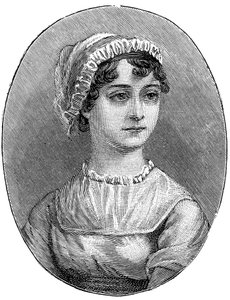 Jane Austen 1775-1817, romanziera inglese da Unbekannt