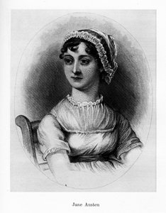 Jane Austen, romanziera inglese, 19° secolo da Unbekannt