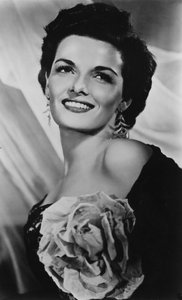 Jane Russell, attrice americana, c. 1940