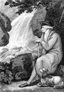 Jean-Jacques Rousseau, autore politico francese, 1787 da Unbekannt