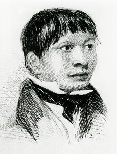 Jemmy Button, il Fuegino adottato dalla spedizione Fitzroy, come appariva nel 1833 1839