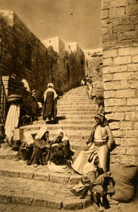 Gerusalemme - Una strada, c1918-c1939