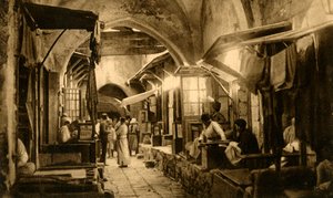 Gerusalemme - Bazar degli Orafi, c1918-c1939 da Unbekannt